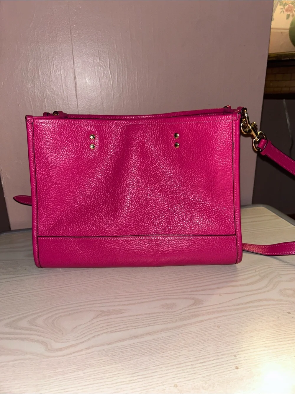 Coach Dempsey Carry All Hot Pink